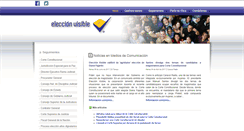 Desktop Screenshot of eleccionvisible.com