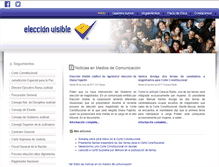 Tablet Screenshot of eleccionvisible.com